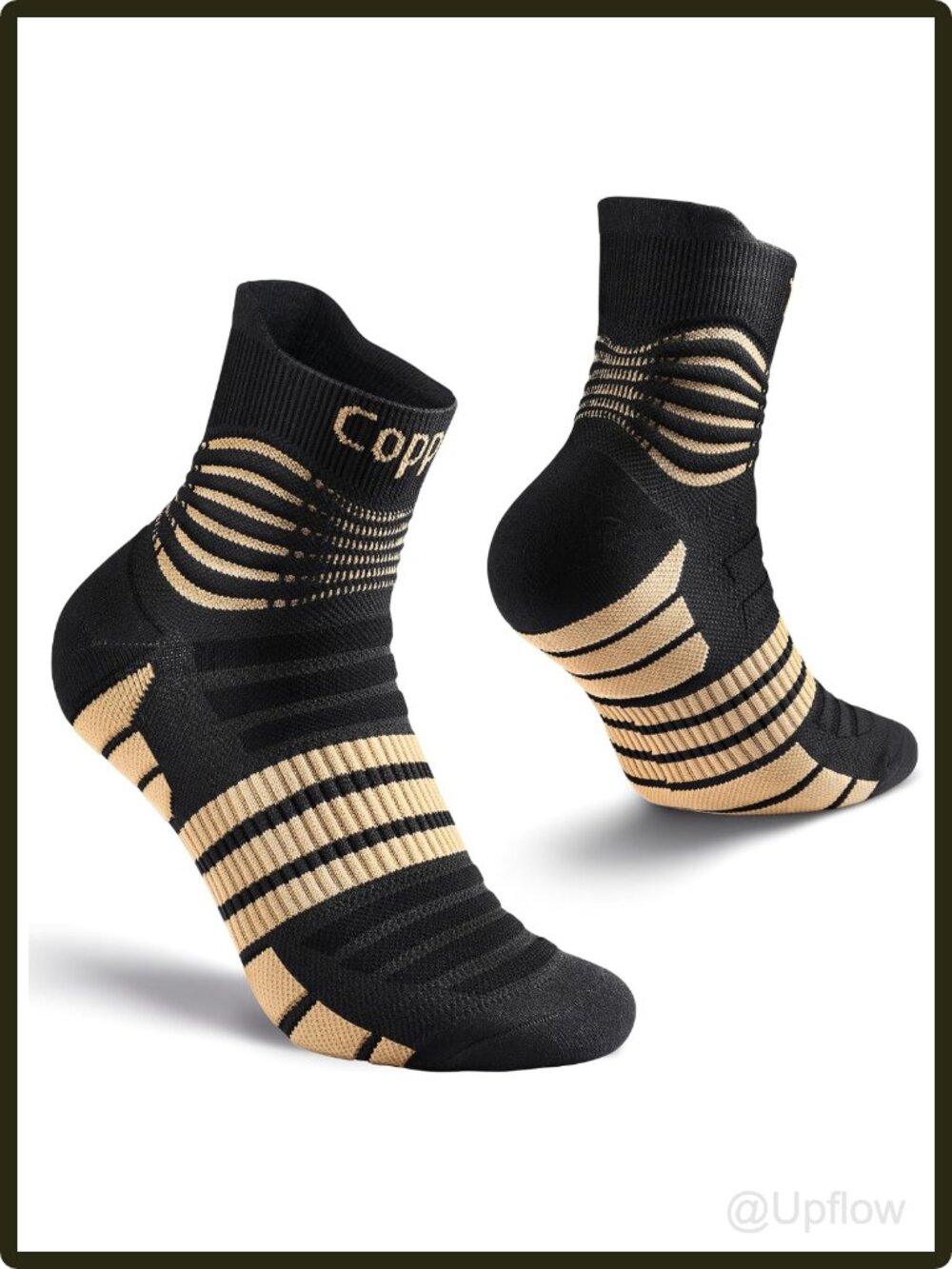 Women's Medical Compression Socks 20-30 mmHg Copper Infused Pain Relief 1 Pair